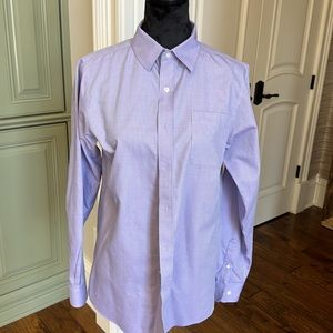 Boys class club size 18 lavender and royal blue design dress shirt